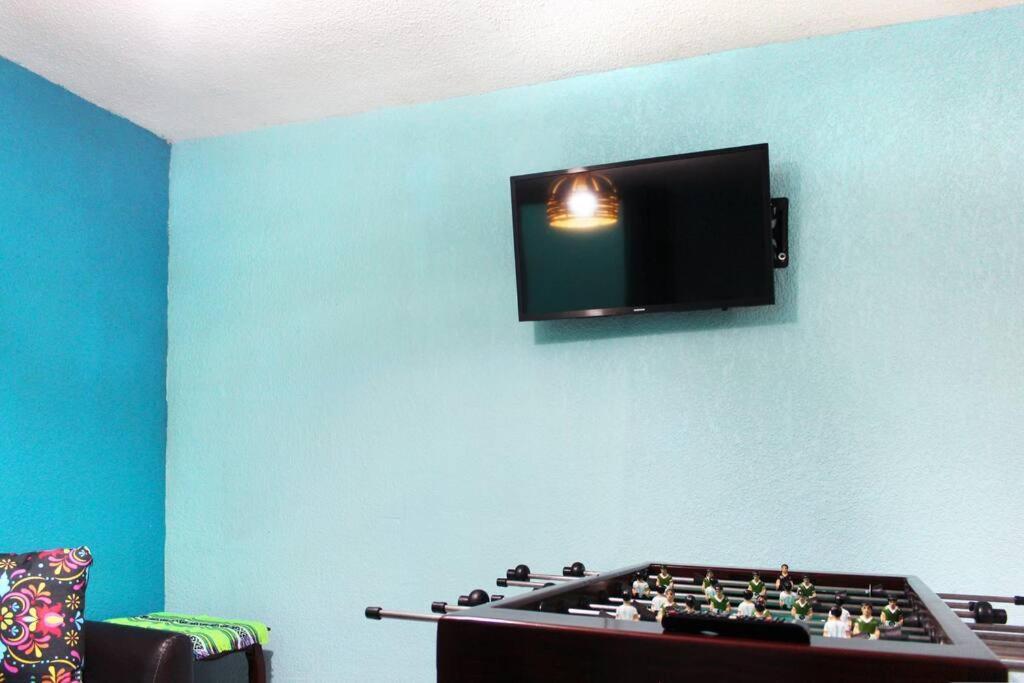 Villa Colorida Casa Azul En Texcoco Centro Wifi Cocina à Texcoco de Mora Extérieur photo